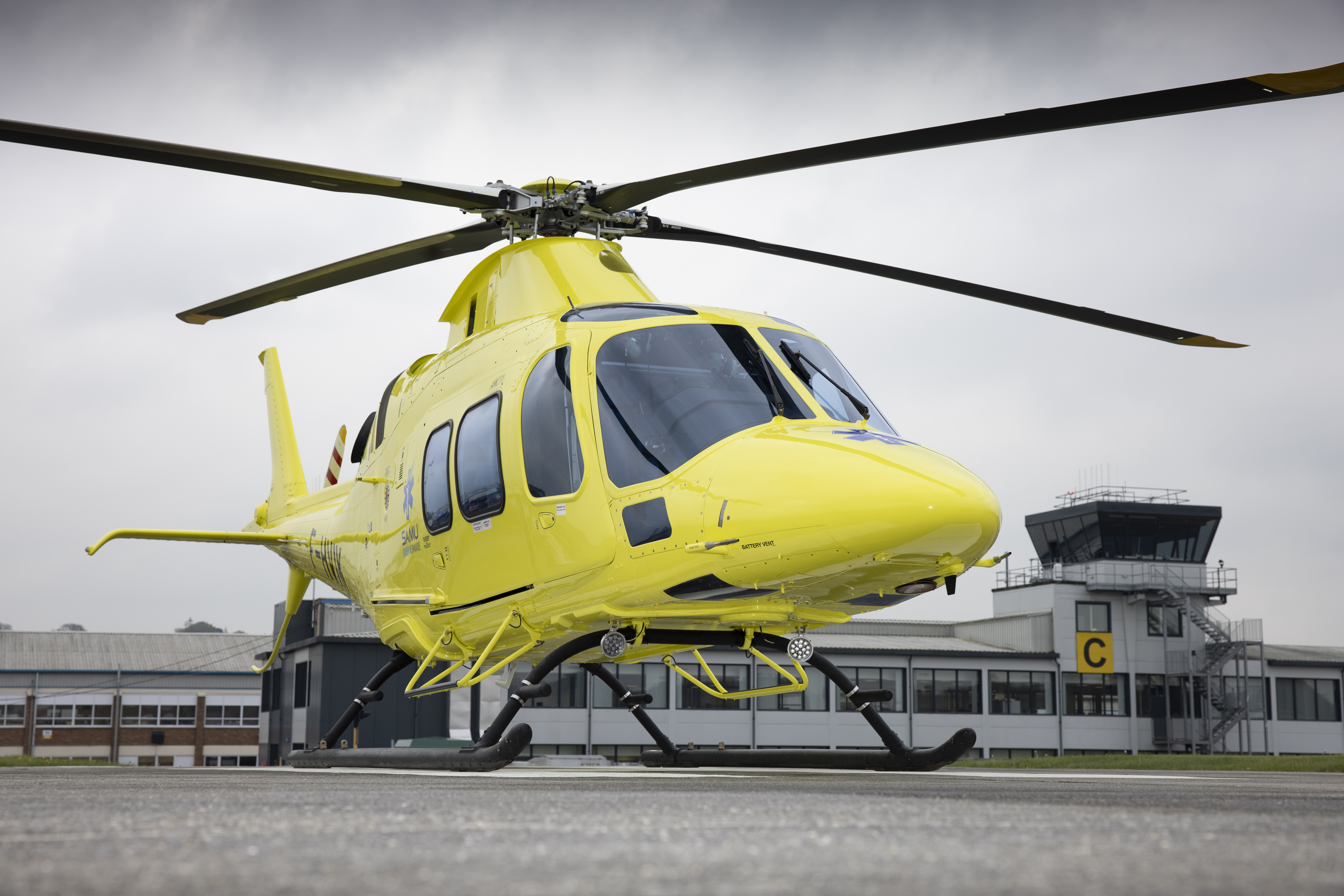 AW109 Trekker SAF EMS UK Demo tour